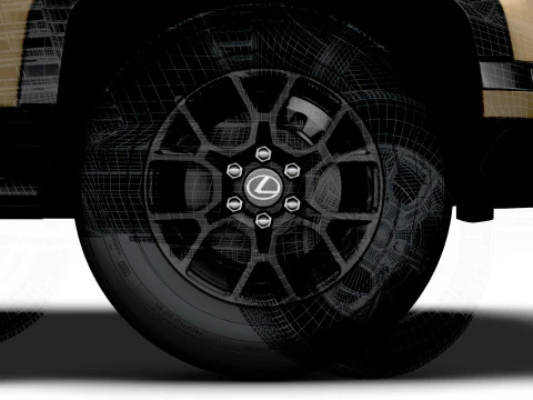 Lexus GX 550 Overtrail 2024 3D Model