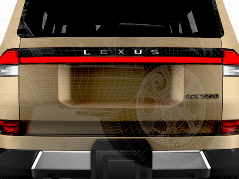 Lexus GX 550 Overtrail 2024 3D 模型