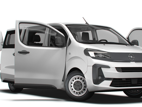 Opel Vivaro Electric CombiVan L3 HQ Interior 2024 3D Model