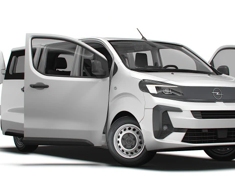 Opel Vivaro Electric CombiVan L3 HQ Interior 2024 Modelo 3D