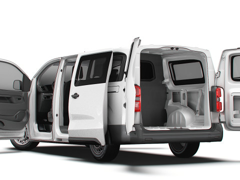 欧宝 Vivaro 电动 CombiVan L3 HQ 内饰 2024 年 3D 模型