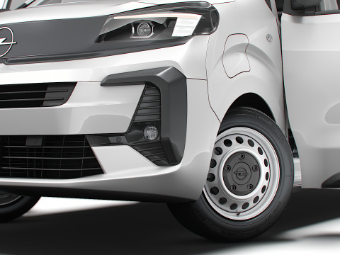 欧宝 Vivaro 电动 CombiVan L3 HQ 内饰 2024 年 3D 模型