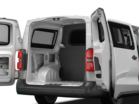 欧宝 Vivaro 电动 CombiVan L3 HQ 内饰 2024 年 3D 模型