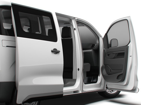 欧宝 Vivaro 电动 CombiVan L3 HQ 内饰 2024 年 3D 模型