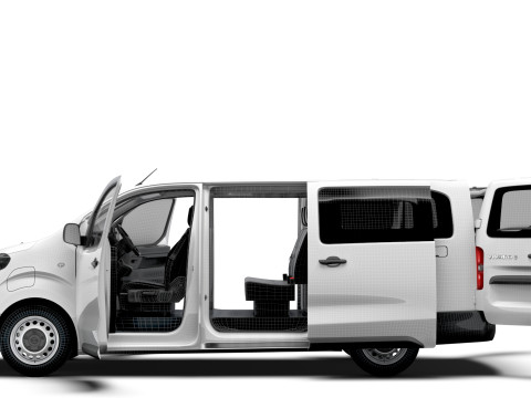 欧宝 Vivaro 电动 CombiVan L3 HQ 内饰 2024 年 3D 模型