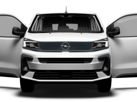 欧宝 Vivaro 电动 CombiVan L3 HQ 内饰 2024 年 3D 模型