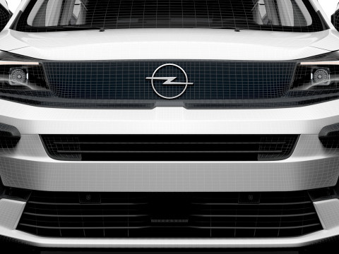 欧宝 Vivaro 电动 CombiVan L3 HQ 内饰 2024 年 3D 模型