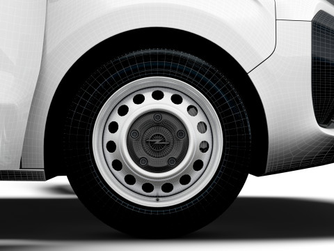 欧宝 Vivaro 电动 CombiVan L3 HQ 内饰 2024 年 3D 模型