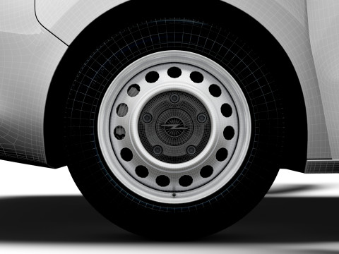 欧宝 Vivaro 电动 CombiVan L3 HQ 内饰 2024 年 3D 模型