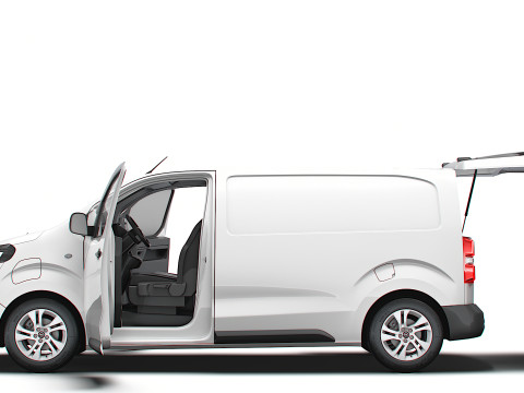 Opel Vivaro Electric Tailgate Van L2 HQ Interior 2024 Modèle 3D
