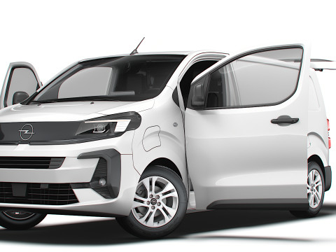 Opel Vivaro Electric Tailgate Van L2 HQ Interior 2024 Modèle 3D