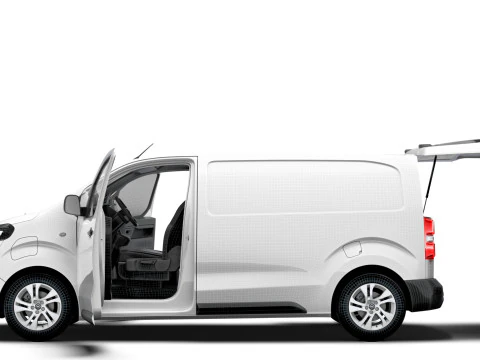 Opel Vivaro Furgoneta con port&oacute;n trasero el&eacute;ctrico L2 HQ Interior 2024 Modelo 3D