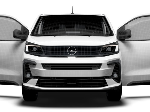 Opel Vivaro Electric Tailgate Van L2 HQ Interior 2024 Modèle 3D