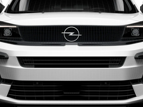 Opel Vivaro Furgoneta con port&oacute;n trasero el&eacute;ctrico L2 HQ Interior 2024 Modelo 3D