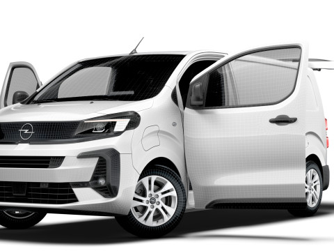Opel Vivaro Electric Tailgate Van L2 HQ Interior 2024 Modèle 3D