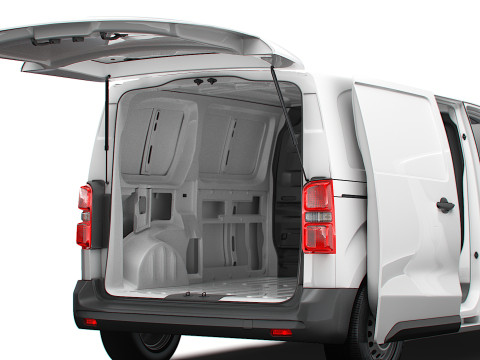 Fiat e Scudo Tailgate Van L2 HQ Interior 2024 3D Model