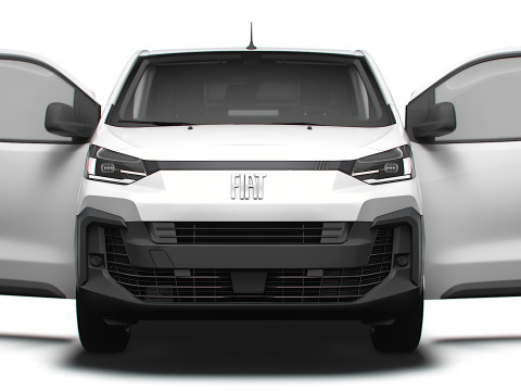 Fiat e Scudo Tailgate Van L2 HQ Interior 2024 3D Model
