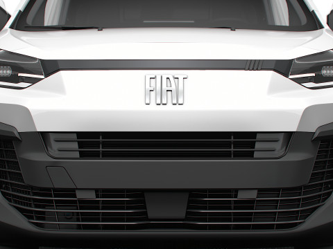 Fiat e Scudo Tailgate Van L2 HQ Interior 2024 3D Model