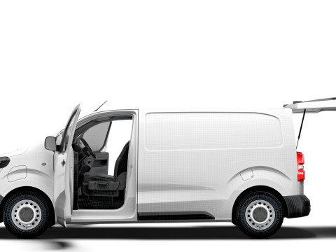 Fiat e Scudo Tailgate Van L2 HQ Interior 2024 3D Model