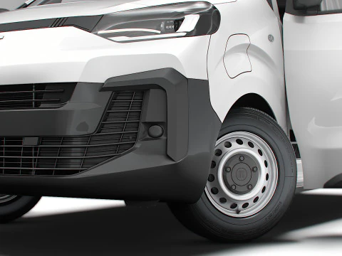 Fiat e Scudo Van L2 HQ Interior 2024 3D Model