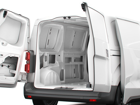 Fiat e Scudo Van L2 HQ Interior 2024 Model 3D
