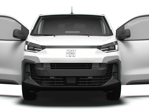 Fiat e Scudo Van L2 HQ Interior 2024 Model 3D