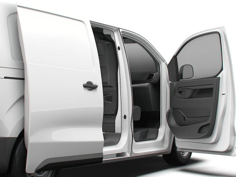 Fiat e Scudo Van L2 HQ Interior 2024 3D Model