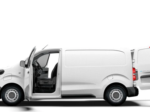 Fiat e Scudo Van L2 HQ Interior 2024 3D Model
