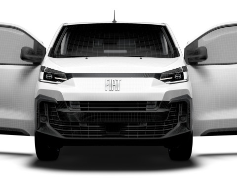 Fiat e Scudo Van L2 HQ Interior 2024 Model 3D
