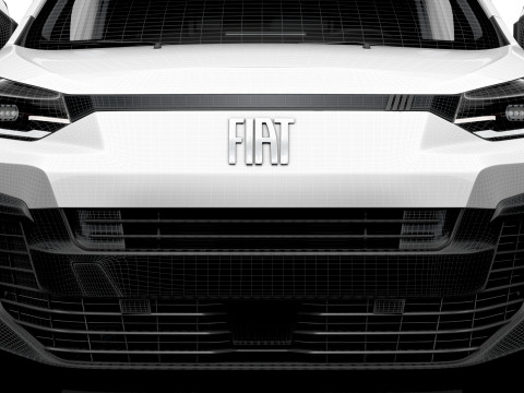 Fiat e Scudo Van L2 HQ Interior 2024 Model 3D