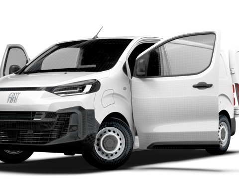 Fiat e Scudo Van L2 HQ Interior 2024 Model 3D