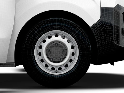 Fiat e Scudo Van L2 HQ Interior 2024 3D Model
