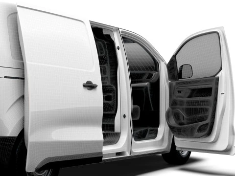 Fiat e Scudo Van L2 HQ Interior 2024 3D Model