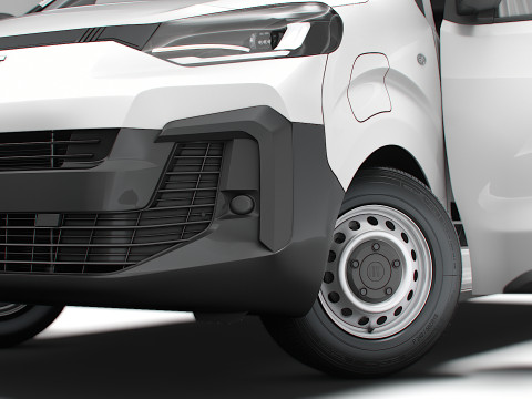 Fiat e Scudo Van L3 HQ Interior 2024 3D Model
