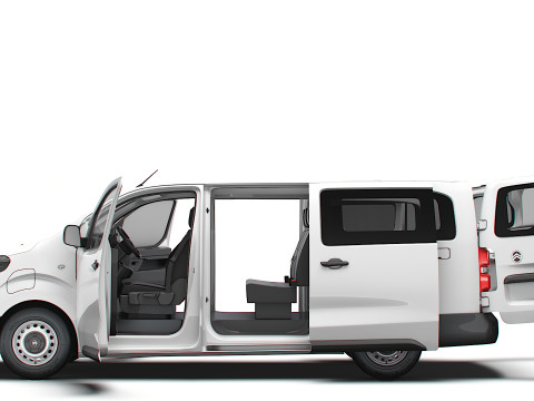 Citroen e Jumpy CombiVan L3 HQ Interior 2024 Model 3D