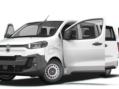 Citroen e Jumpy CombiVan L3 HQ Interior 2024 Model 3D