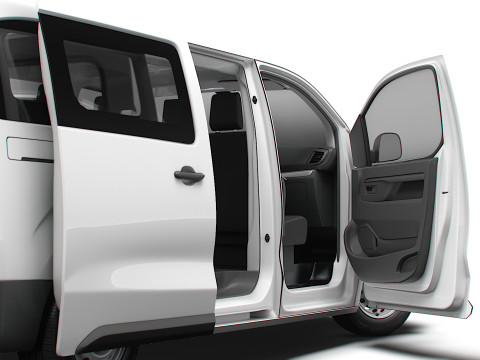 Citroen e Jumpy CombiVan L3 HQ Interior 2024 Model 3D