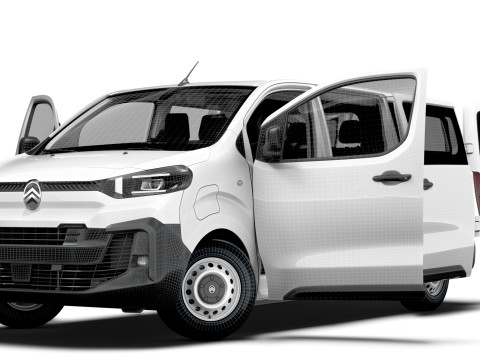 Citroen e Jumpy CombiVan L3 HQ Interior 2024 Model 3D