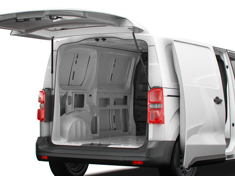Citroen e Jumpy Tailgate Van L2 HQ Interior 2024 3D Model