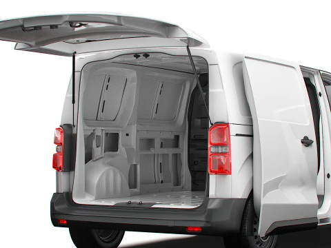 Citroen e Jumpy Tailgate Van L2 HQ Interior 2024 3D Model