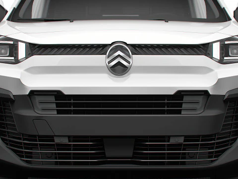 Citroen e Jumpy Tailgate Van L2 HQ Interior 2024 3D Model