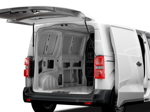 Citroen e Jumpy Tailgate Van L2 HQ Interior 2024 3D Model