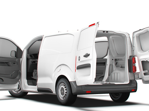 Citroen e Jumpy Van L1 HQ Interior 2024 3D-Modell