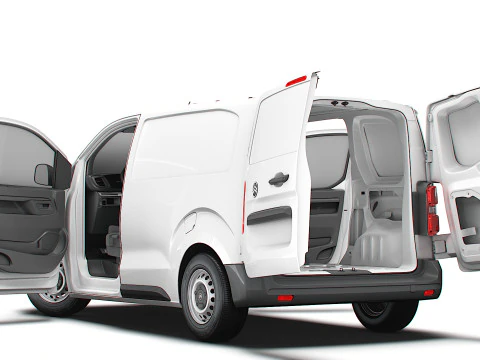 Citroen e Jumpy Van L1 HQ Interior 2024 3D Model
