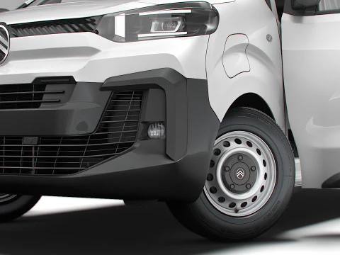 Citroen e Jumpy Van L1 HQ Interior 2024 3D Model