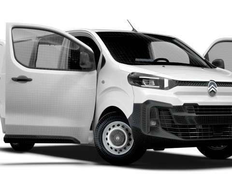 Citroen e Jumpy Van L1 HQ Interior 2024 3D-Modell