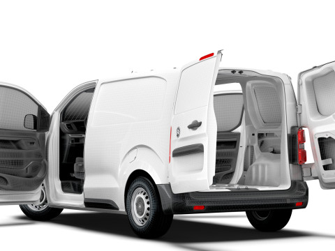 Citroen e Jumpy Van L1 HQ Interior 2024 3D-Modell