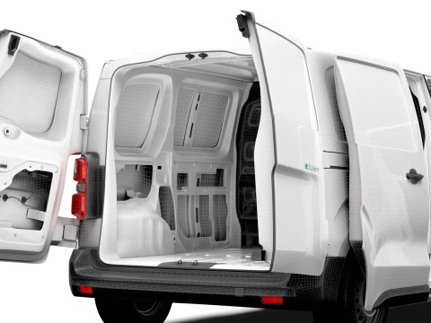 Citroen e Jumpy Van L1 HQ Interior 2024 3D Model