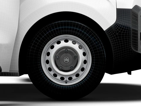 Citroen e Jumpy Van L1 HQ Interior 2024 3D Model