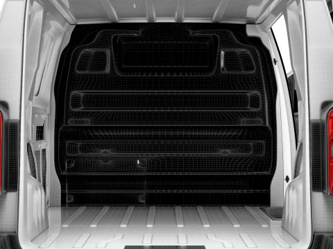 Citroen e Jumpy Van L1 HQ Interior 2024 3D Model